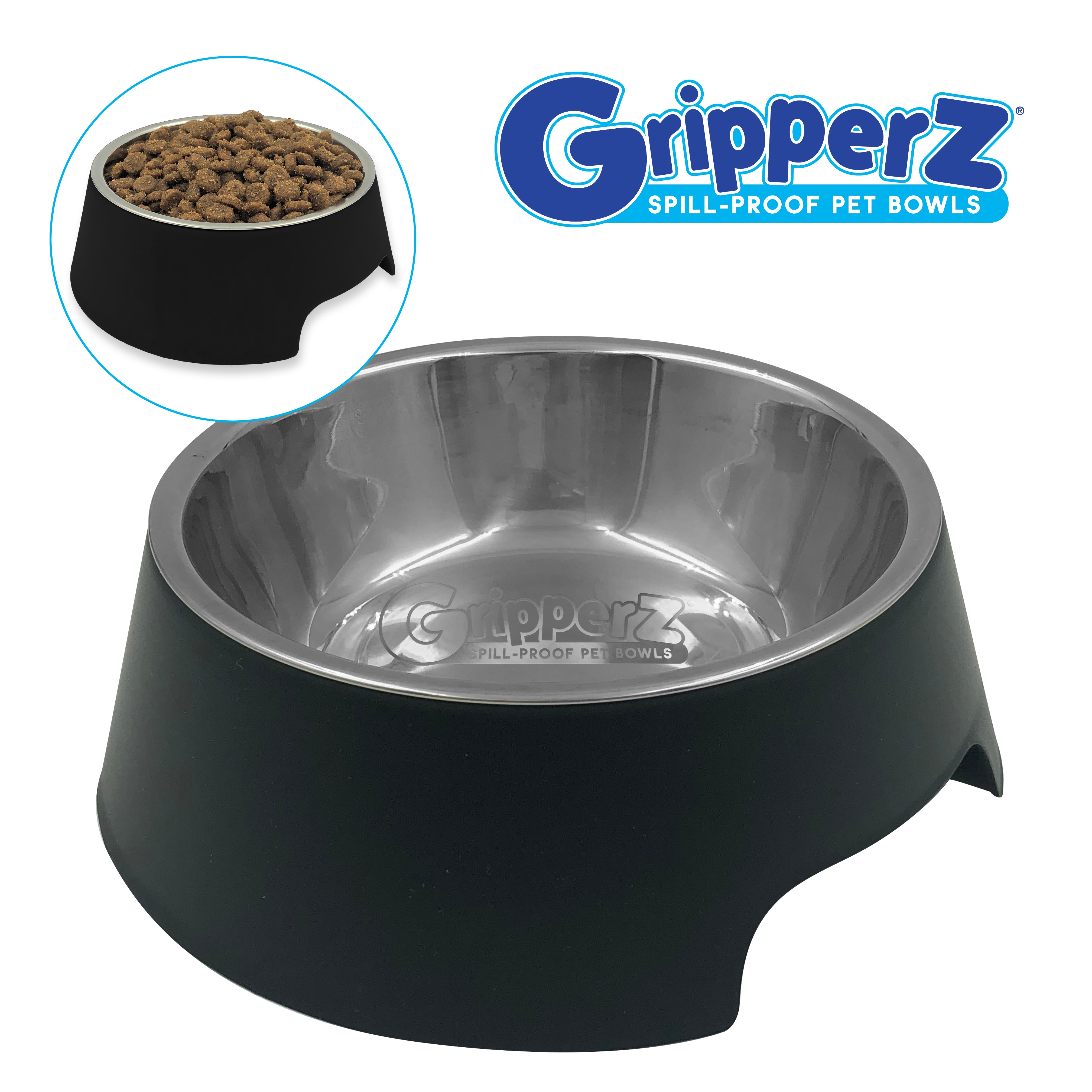 Gripperz® Spill Proof Pet Bowl