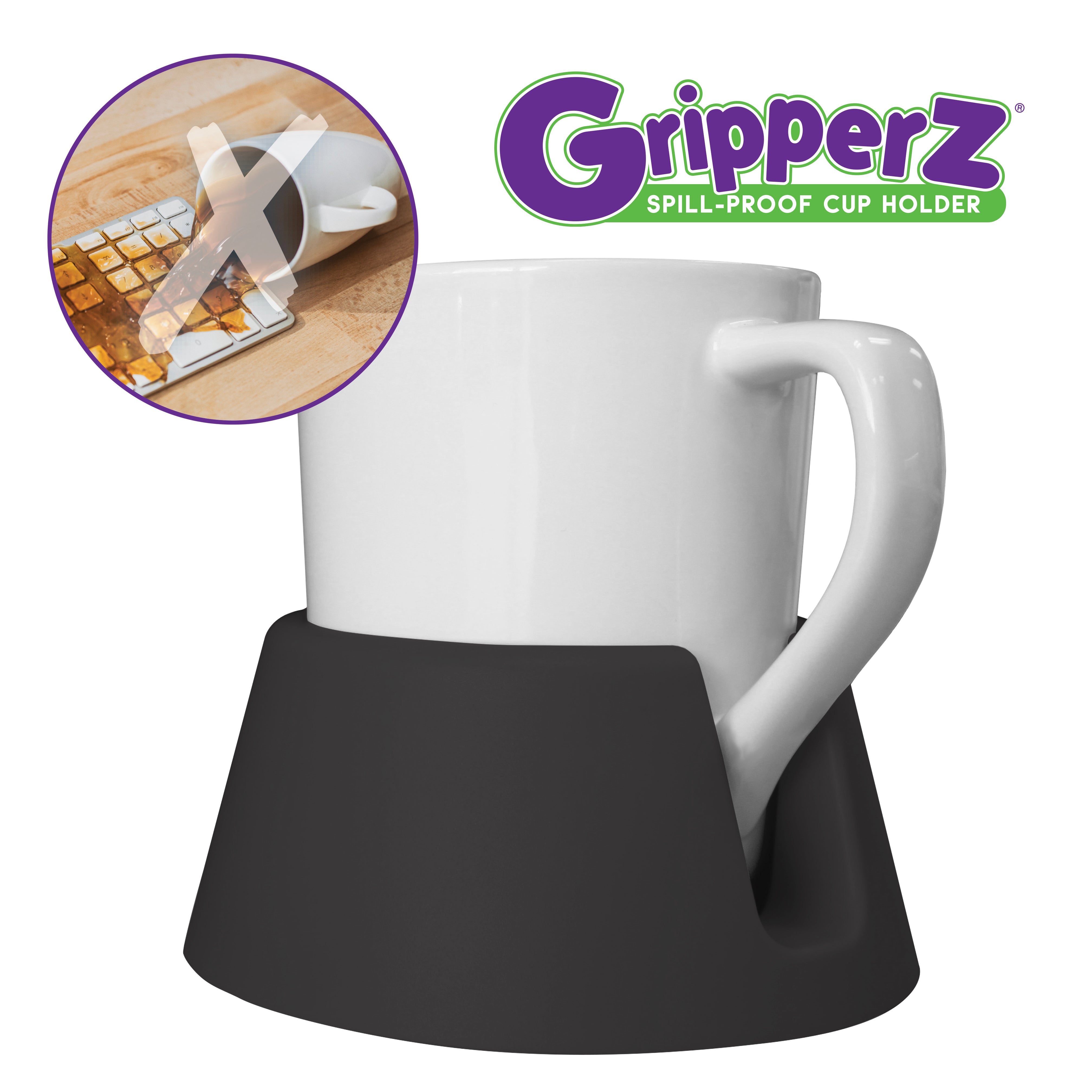 Gripperz™ Spill Proof Cup Holder