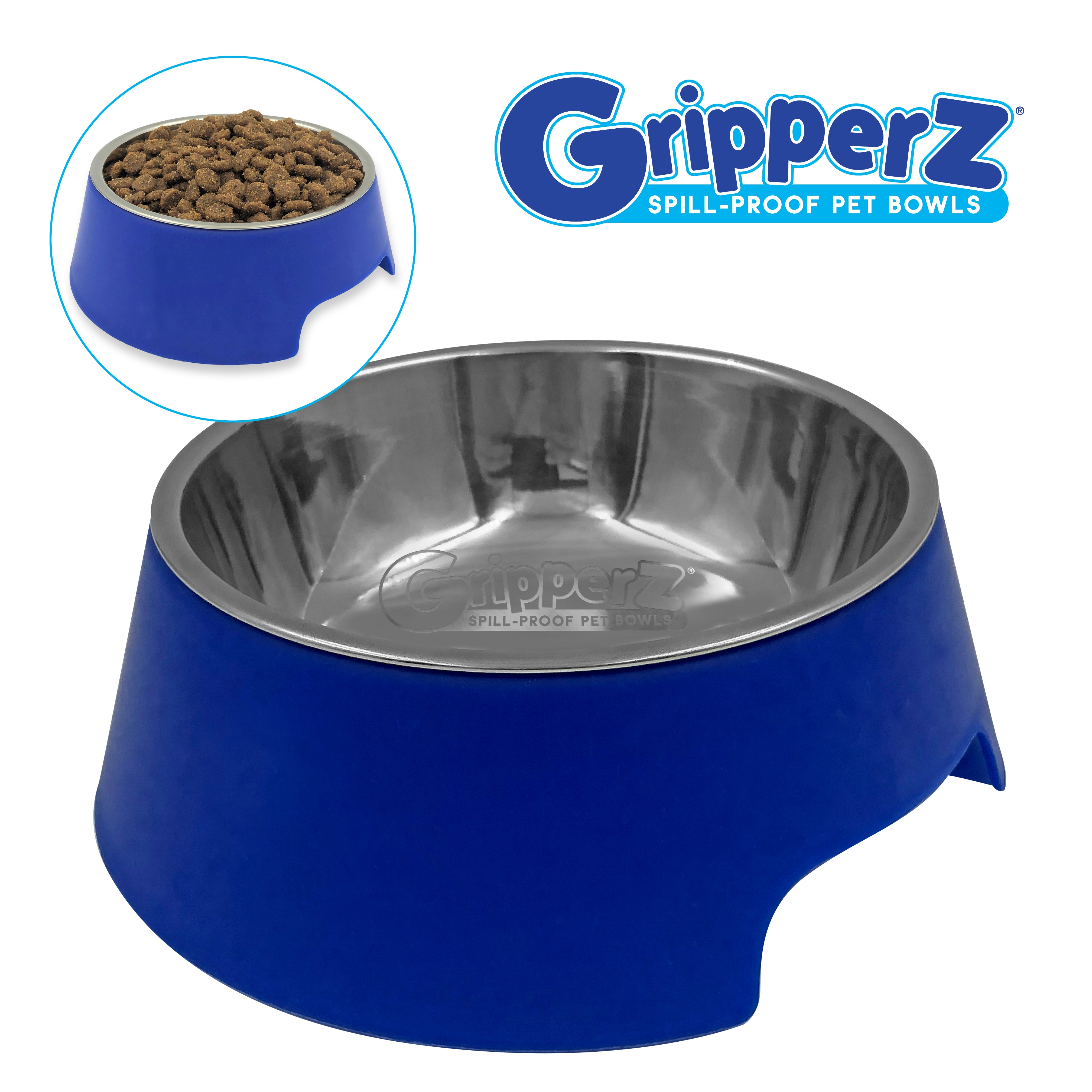 Gripperz® Spill Proof Pet Bowl – Gripperz Spill Proof Products