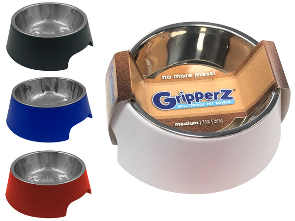 Gripperz® Spill Proof Pet Bowl – Gripperz Spill Proof Products